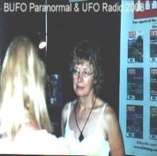 Phylilis Gaulde , publisher of Fate Magazine / Gaulde Publishing with Mary Sutherland , Host of BUFO Paranormal Radio, Picture by BUFO Paranormal and UFO Radio
